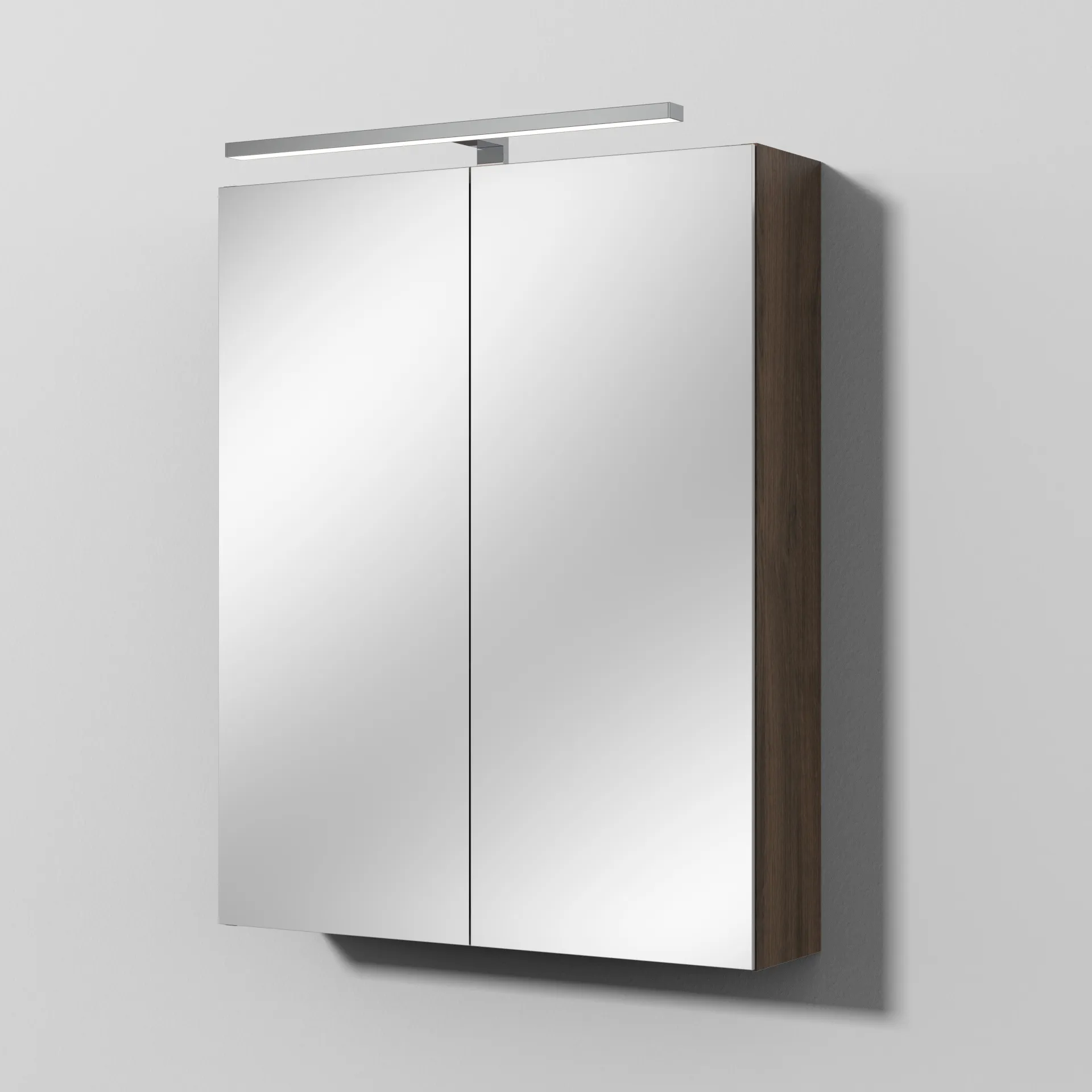 Sanipa Wandvorbau Spiegelschrank „Milla“ 600 × 750 × 149 mm in Eiche Arizona