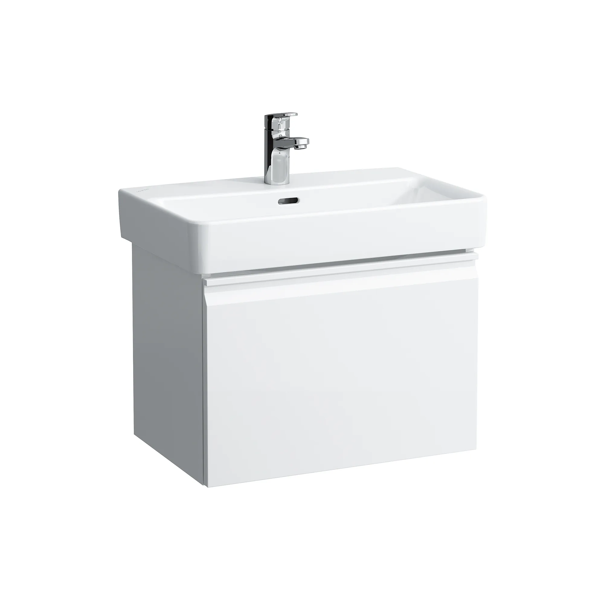 Laufen Waschtischunterbau PRO S 370x550x392, 1 Schublade, Weiß glänzend Laufen Waschtischunterbau PRO S 370x550x392, 1 Schublade, Weiß glänzend