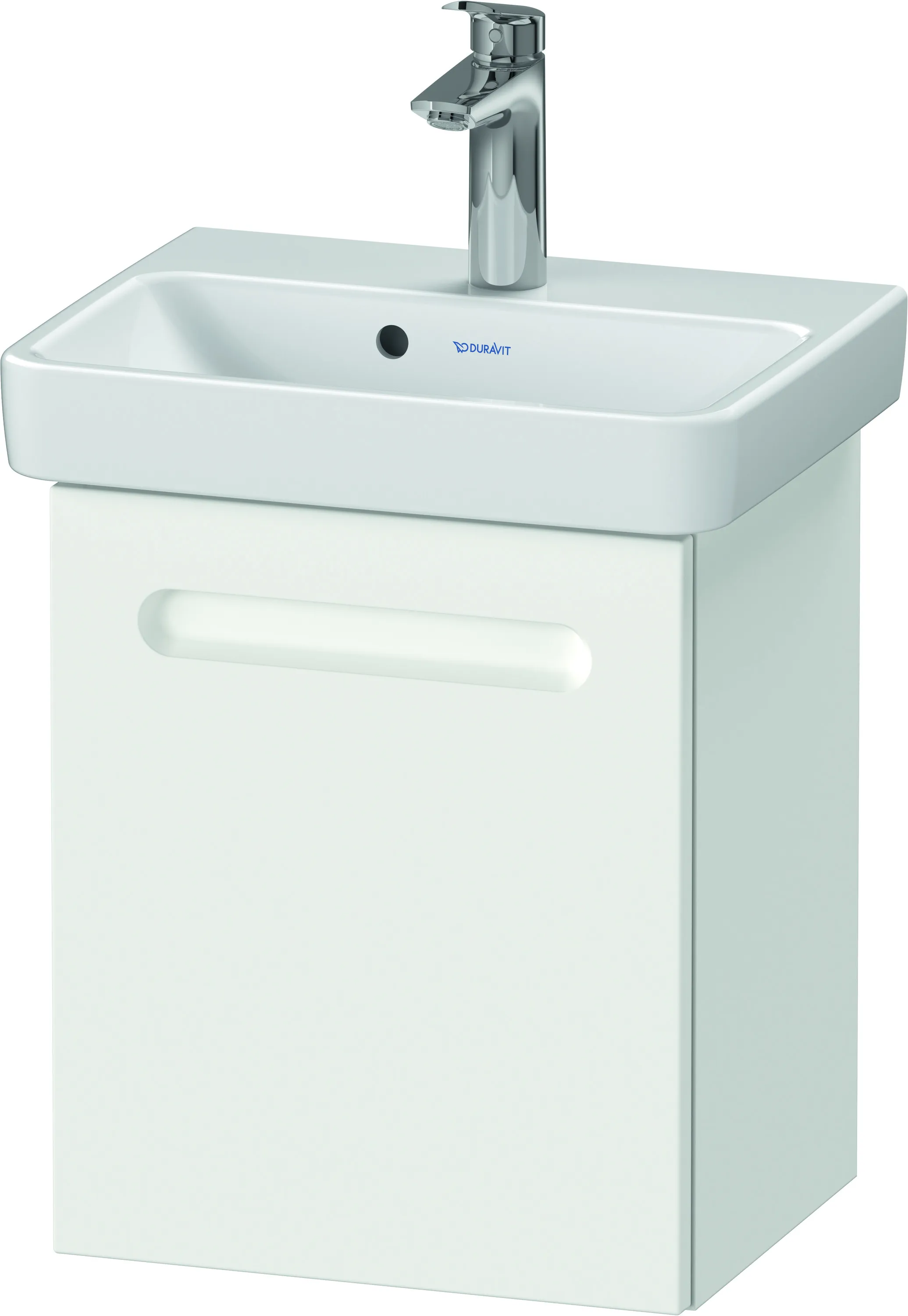 Duravit Waschtischunterschrank wandhängend „No.1“ 39 × 47,8 × 34,6 cm in Beton Matt