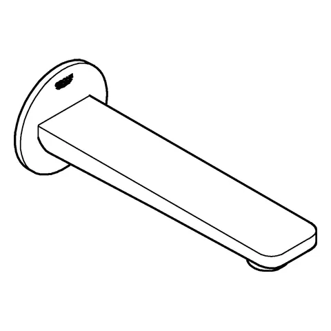 Wanneneinlauf Lineare 13383_1, Wandmontage, Ausladung 170 mm, chrom Wanneneinlauf Lineare 13383_1, Wandmontage, Ausladung 170 mm, chrom