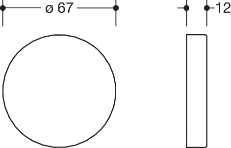 Abdeckung für Montageplatte der mobilen Haltegriffe und Rückenstützen, System 900, zur Verkleidung montierter Montageplatten mittels einfachem Einhängen, Edelstahl, pulverbeschichtet, Durchmesser 70 mm, Tiefe 12 mm, in Farbe DC (Schwarz tiefmatt) Abdeckung für Montageplatte der mobilen Haltegriffe und Rückenstützen, System 900, zur Verkleidung montierter Montageplatten mittels einfachem Einhängen, Edelstahl, pulverbeschichtet, Durchmesser 70 mm, Tiefe 12 mm, in Farbe DC (Schwarz tiefmatt)