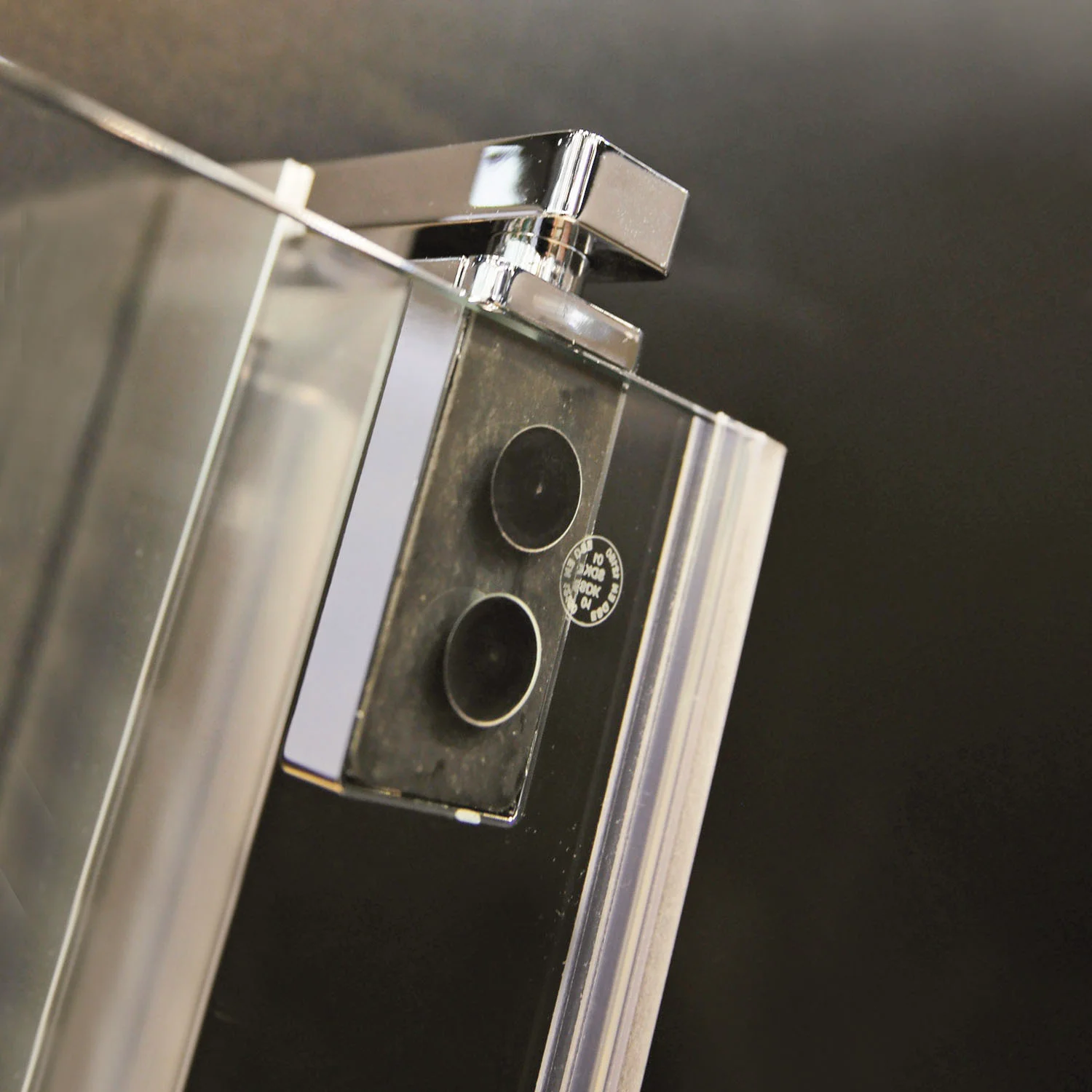 Breuer QUICK 72 Europa Design Drehtür für Seitenwand, Anschlag links, 900 mm, alu chromeffekt, 8 mm Sicherheitsglas mit CER+ Beschichtung