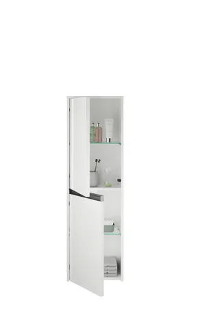 Duravit Halbhochschrank „Ketho.2“ 40 × 132 × 24 cm Weiß Hochglanz