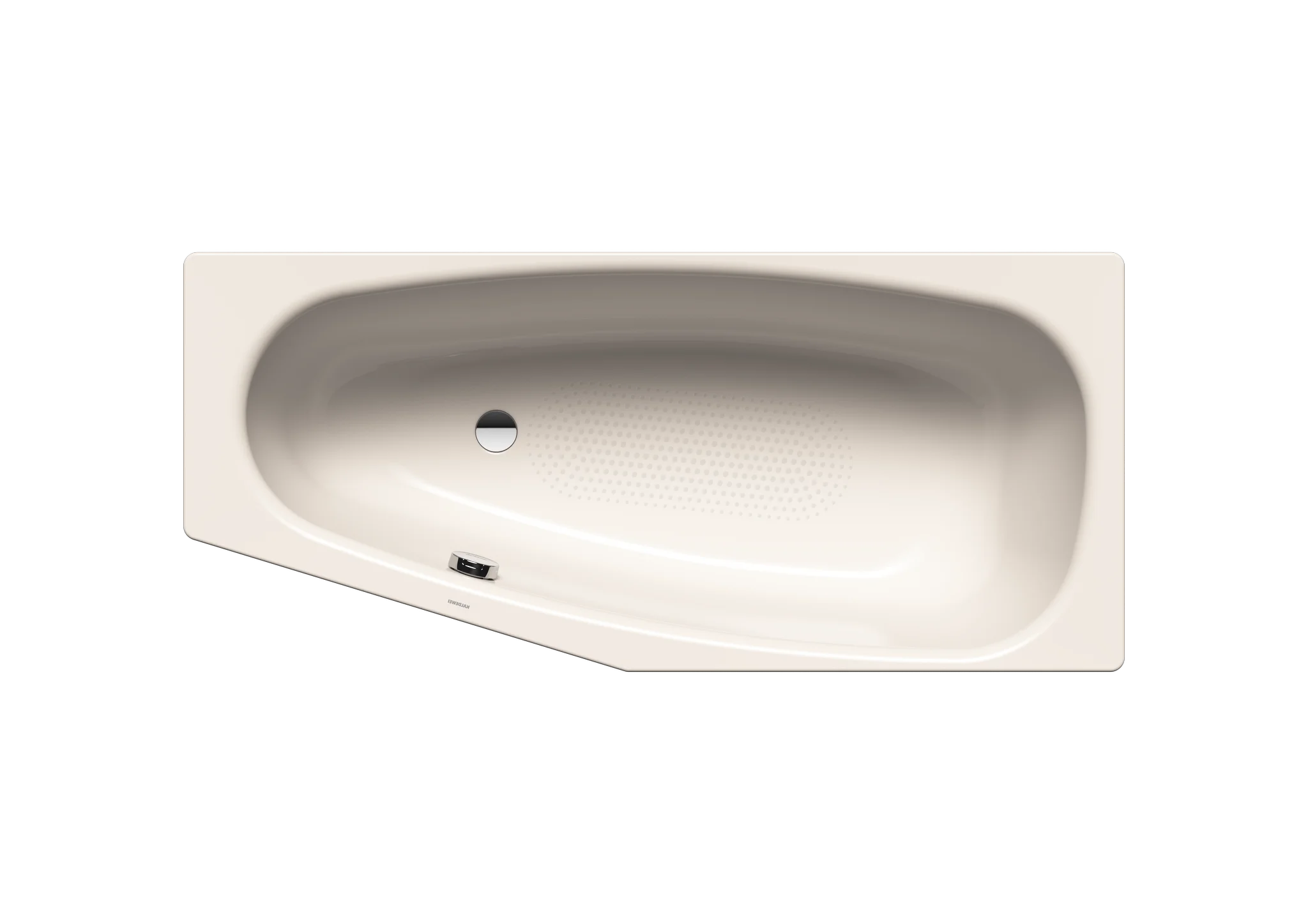 Kaldewei MINI LINKS Badewanne, 1570x700 mm, pergamon, Perl-Effekt, Vollantislip
