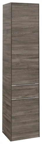 Villeroy & Boch Hochschrank mit Schublade „Subway 3.0“ 40 × 171 × 36,2 × 36,2 cm 2 Türen, 1 Auszug, 1 × fixer Fachboden, Anschlag: links, 3 × Glasfachboden, 2 Türen, Anschlag links