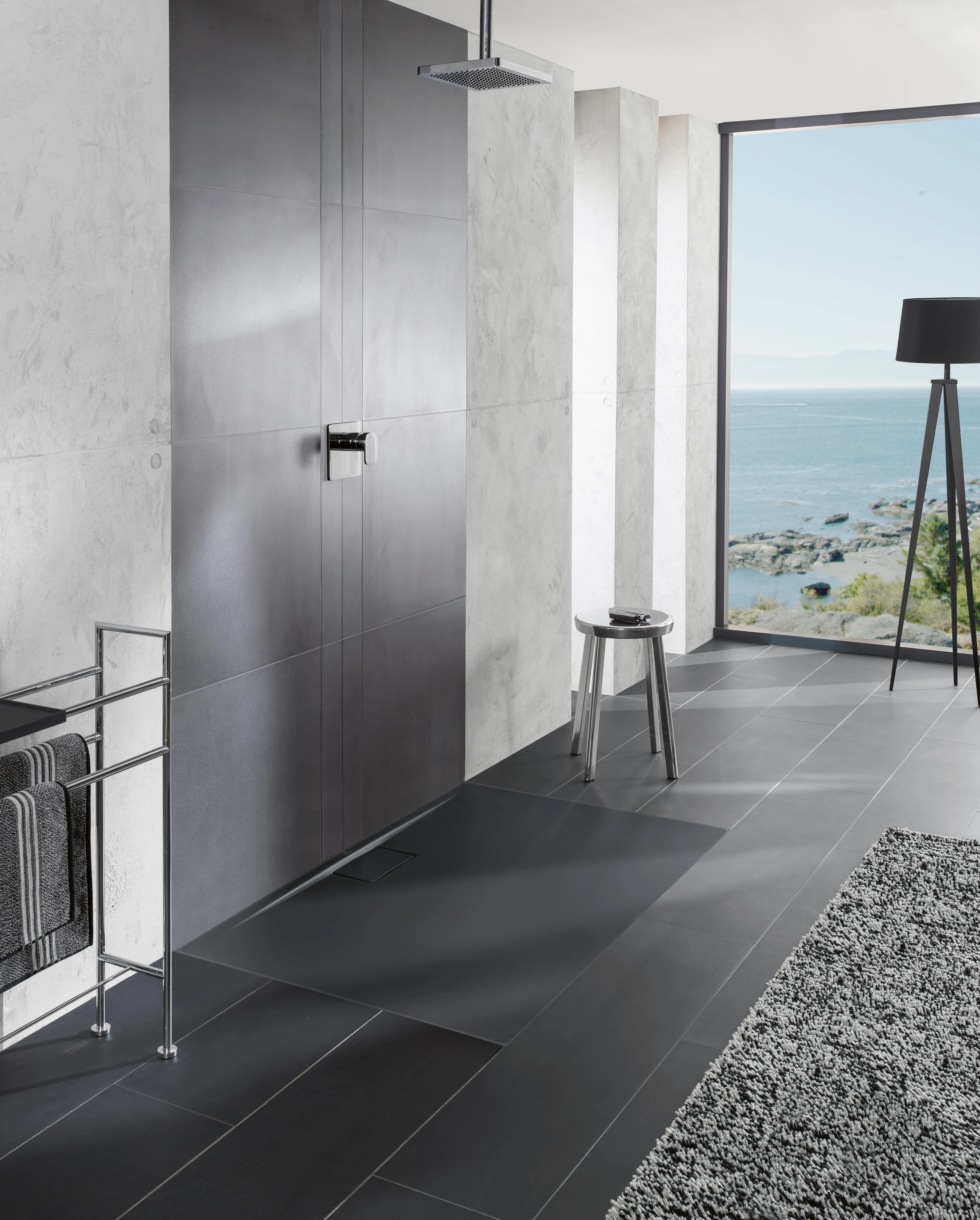 Villeroy & Boch rechteck Duschwanne „Architectura MetalRim“ 120 × 90 cm ohne Oberflächenbeschichtung, in Anthracite Villeroy & Boch rechteck Duschwanne „Architectura MetalRim“ 120 × 90 cm ohne Oberflächenbeschichtung, in Anthracite