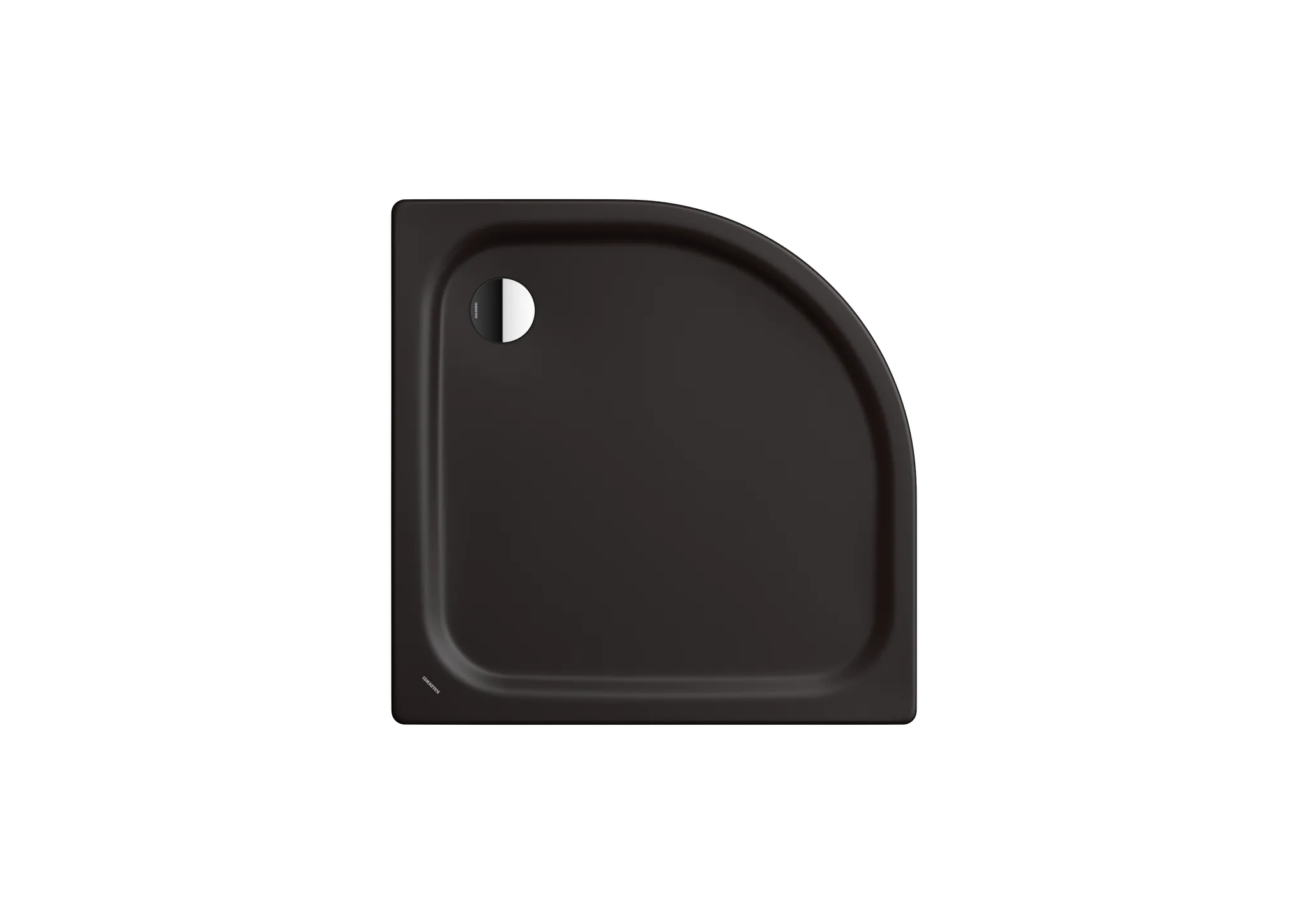 Kaldewei viertelkreis Duschwanne „Zirkon“ 100 × 80 cm in warm grey 90