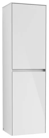 Villeroy & Boch Hochschrank mit Wäschekorb „Collaro“ 45,4 × 153,8 × 34,9 cm ohne Beleuchtung, Anschlag links, 1 Tür