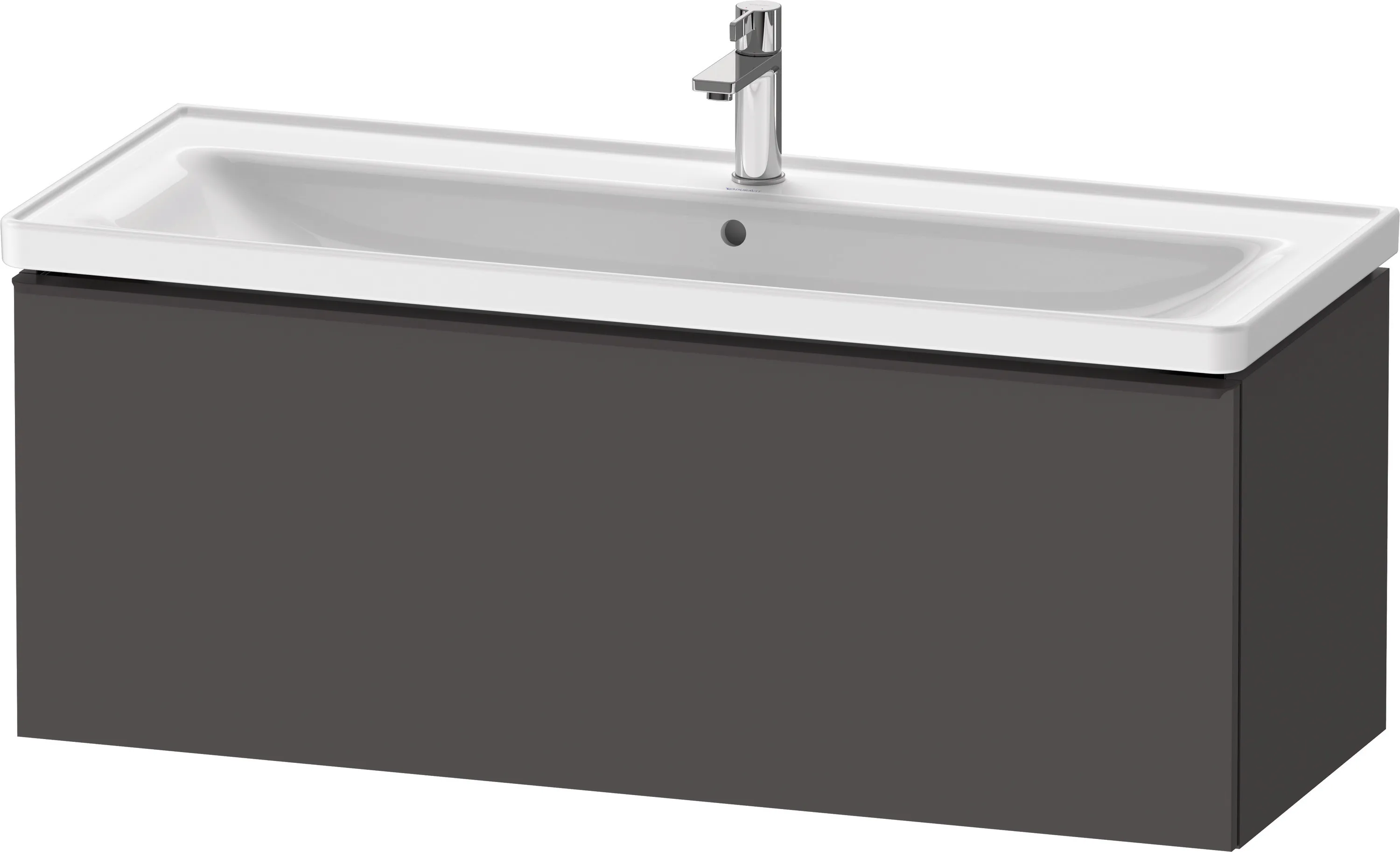 Duravit Waschtischunterschrank wandhängend „D-Neo“ 118,4 × 44 × 45,2 cm in Graphit Matt