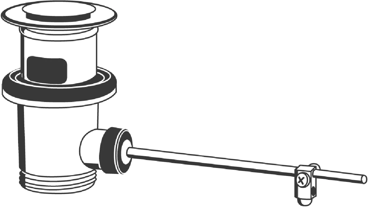 Ablaufgarnitur 1 1/4'' 28910, für Waschtisch-/Bidet-Armaturen