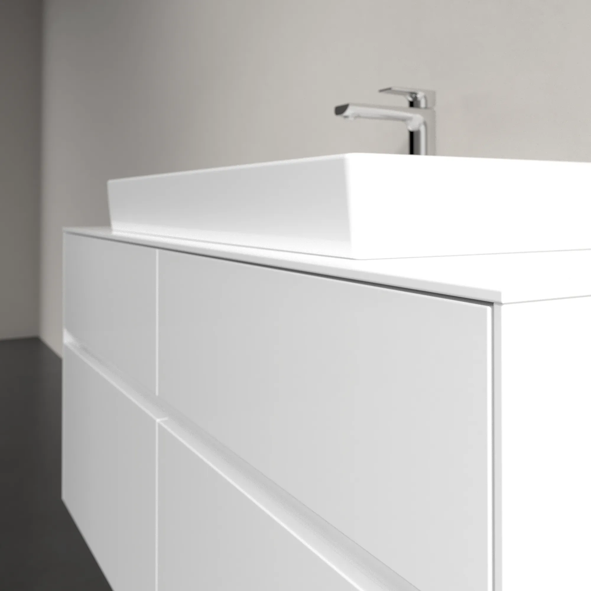Villeroy & Boch Collaro Waschbeckenunterschrank 1200x548x500mm Glossy White Villeroy & Boch Collaro Waschbeckenunterschrank 1200x548x500mm Glossy White