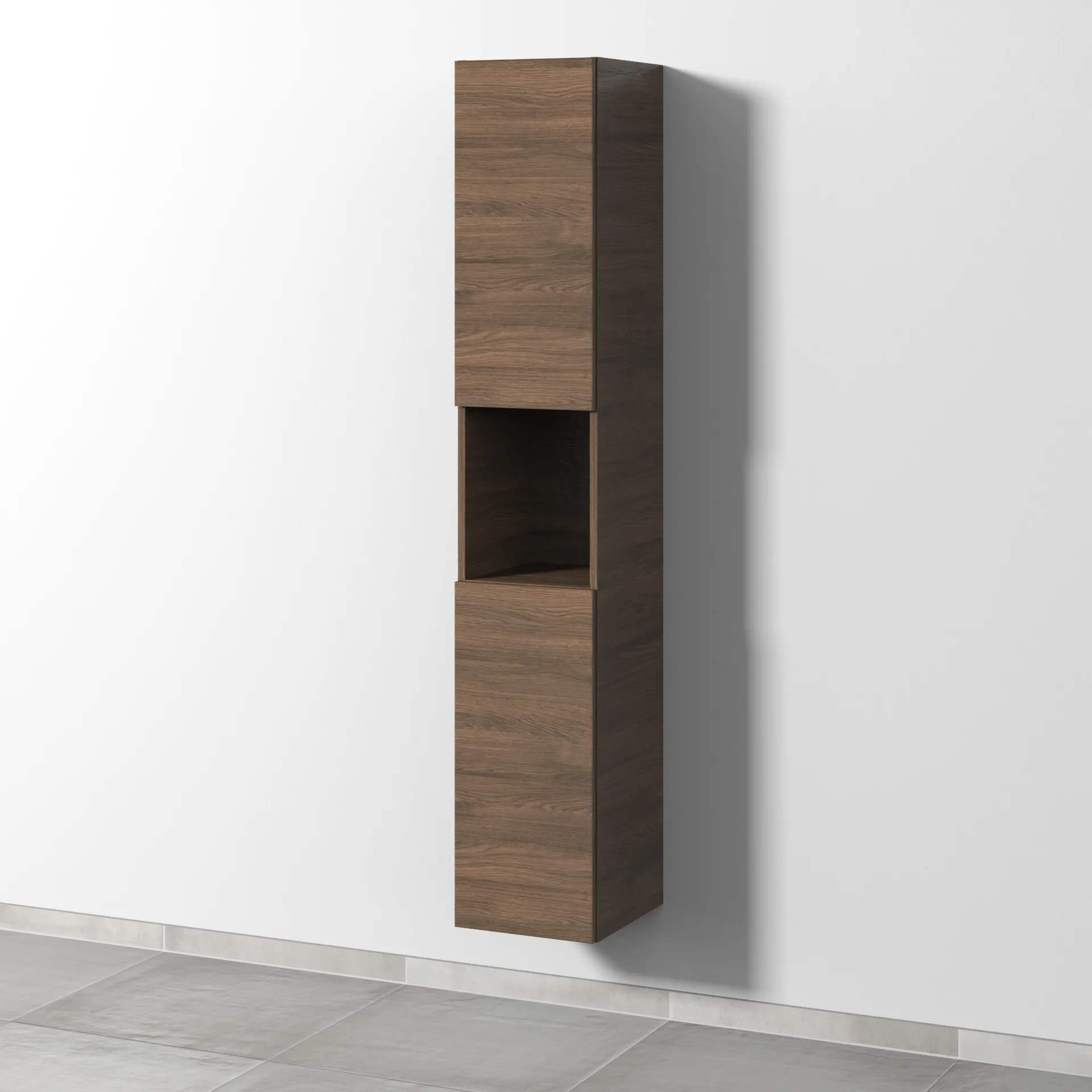 Sanipa Hochschrank „3way“ 300 × 1700 × 345 mm Anschlag links, in Eiche Arizona, Anschlag links