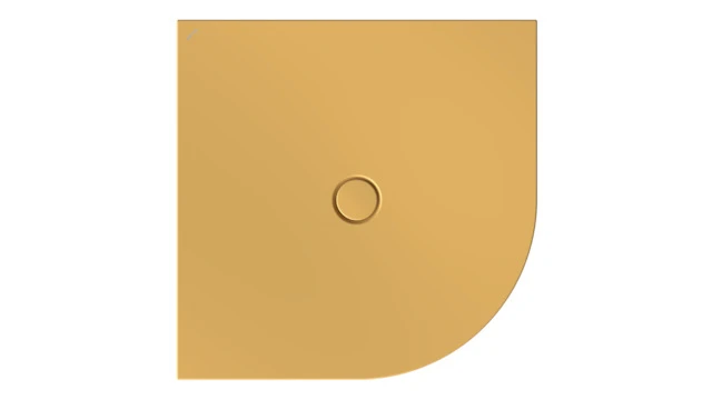 Bette viertelkreis Duschwanne „BetteFloor Corner“ 100 × 100 cm in Curry
