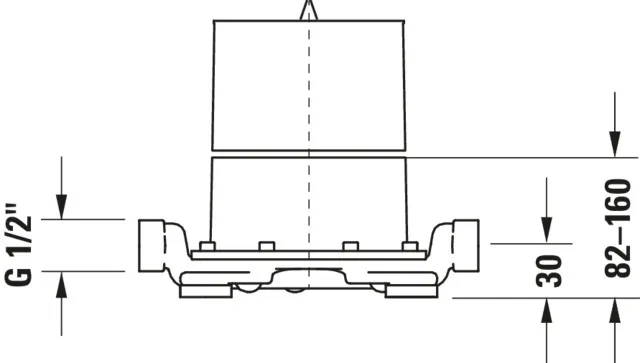 Grundkörper UP bodenstehend G1/2″
