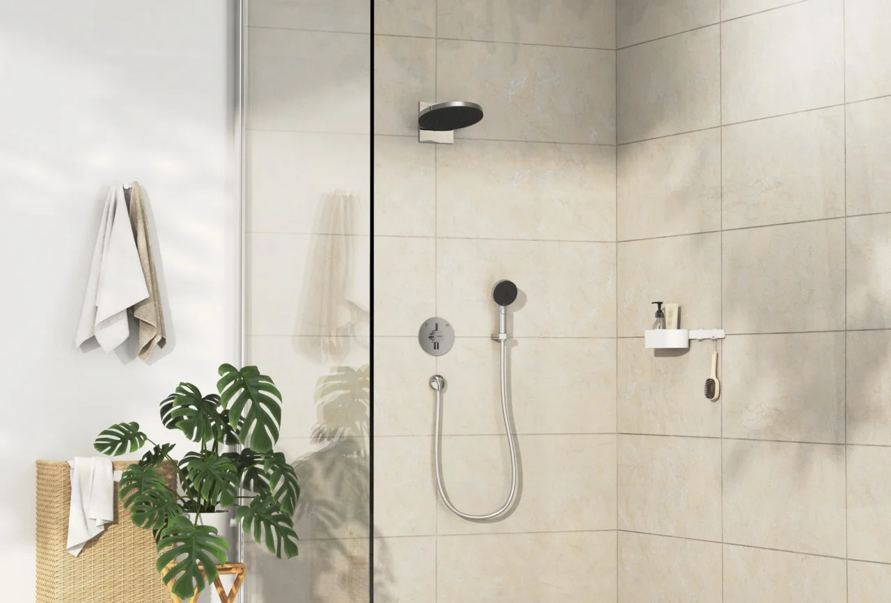 Hansgrohe DuoTurn S Mischer Unterputz, Chrom, 2 Verbraucher, max. Durchfluss 29,5 l/min, Keramikmischsystem, einfache Installation Hansgrohe DuoTurn S Mischer Unterputz, Chrom, 2 Verbraucher, max. Durchfluss 29,5 l/min, Keramikmischsystem, einfache Installation