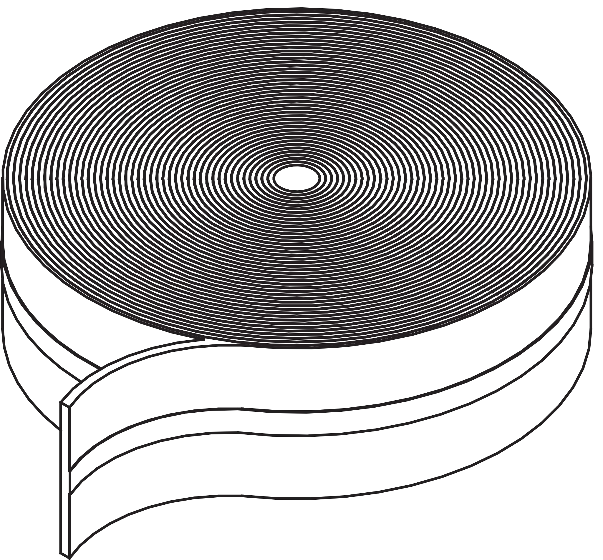 Randdämmstreifen, Länge 25 m, Breite 160 mm, Stärke 8 mm Randdämmstreifen, Länge 25 m, Breite 160 mm, Stärke 8 mm