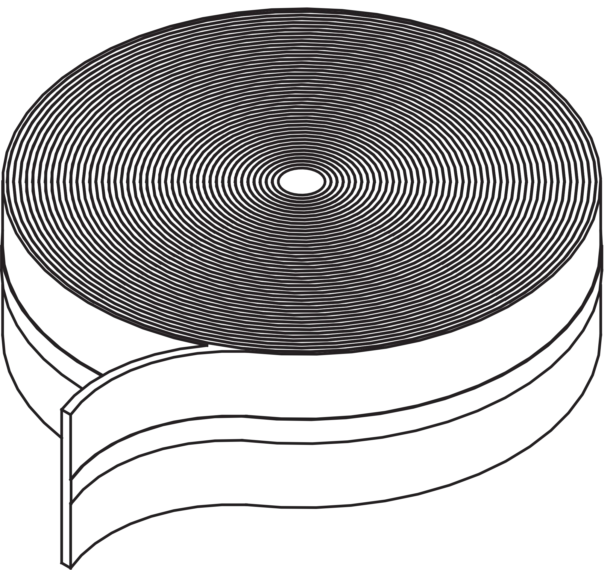 Randdämmstreifen, Länge 25 m, Breite 160 mm, Stärke 8 mm