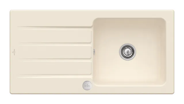 Villeroy & Boch Einbau-Küchenspülbecken „Architectura“ 60 1000 × 510 × 220 mm in Ivory