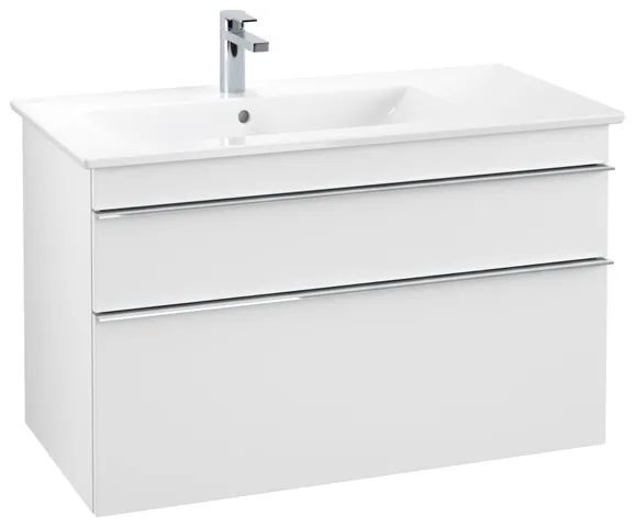 Villeroy & Boch Waschtischunterschrank „Venticello“ für Schrankwaschtisch 953 × 590 × 502 mm Weiß Matt, für Becken links