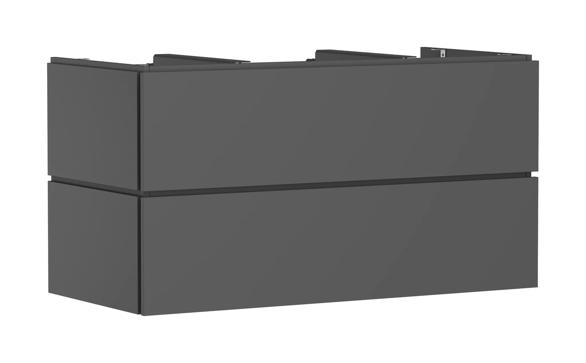 Hansgrohe Xilesa E Waschtischunterschrank 1180x550mm mit 2 Schubkästen, Schiefergrau Matt Hansgrohe Xilesa E Waschtischunterschrank 1180x550mm mit 2 Schubkästen, Schiefergrau Matt
