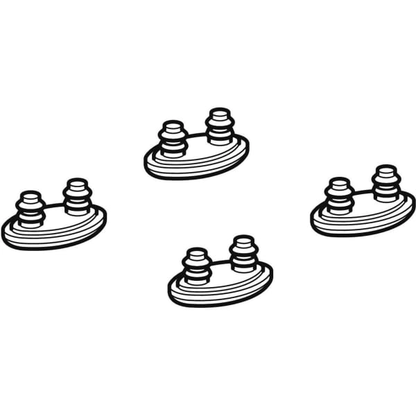 Set Ausgleichspuffer für WC-Sitzring, für AquaClean 4000: manhattan Set Ausgleichspuffer für WC-Sitzring, für AquaClean 4000: manhattan