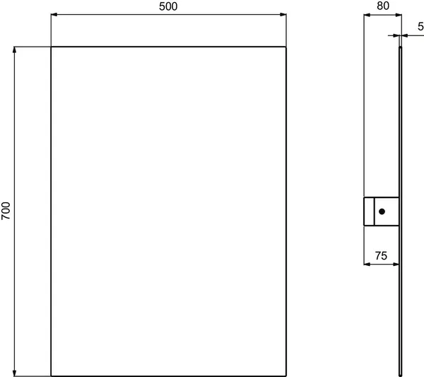 Ideal Standard Spiegel „Contour21“ 50 × 70 cm Ideal Standard Spiegel „Contour21“ 50 × 70 cm