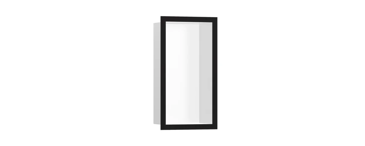 Hansgrohe XtraStoris Individual Wandnische Mattweiß mit Designrahmen 300x150x100 mm