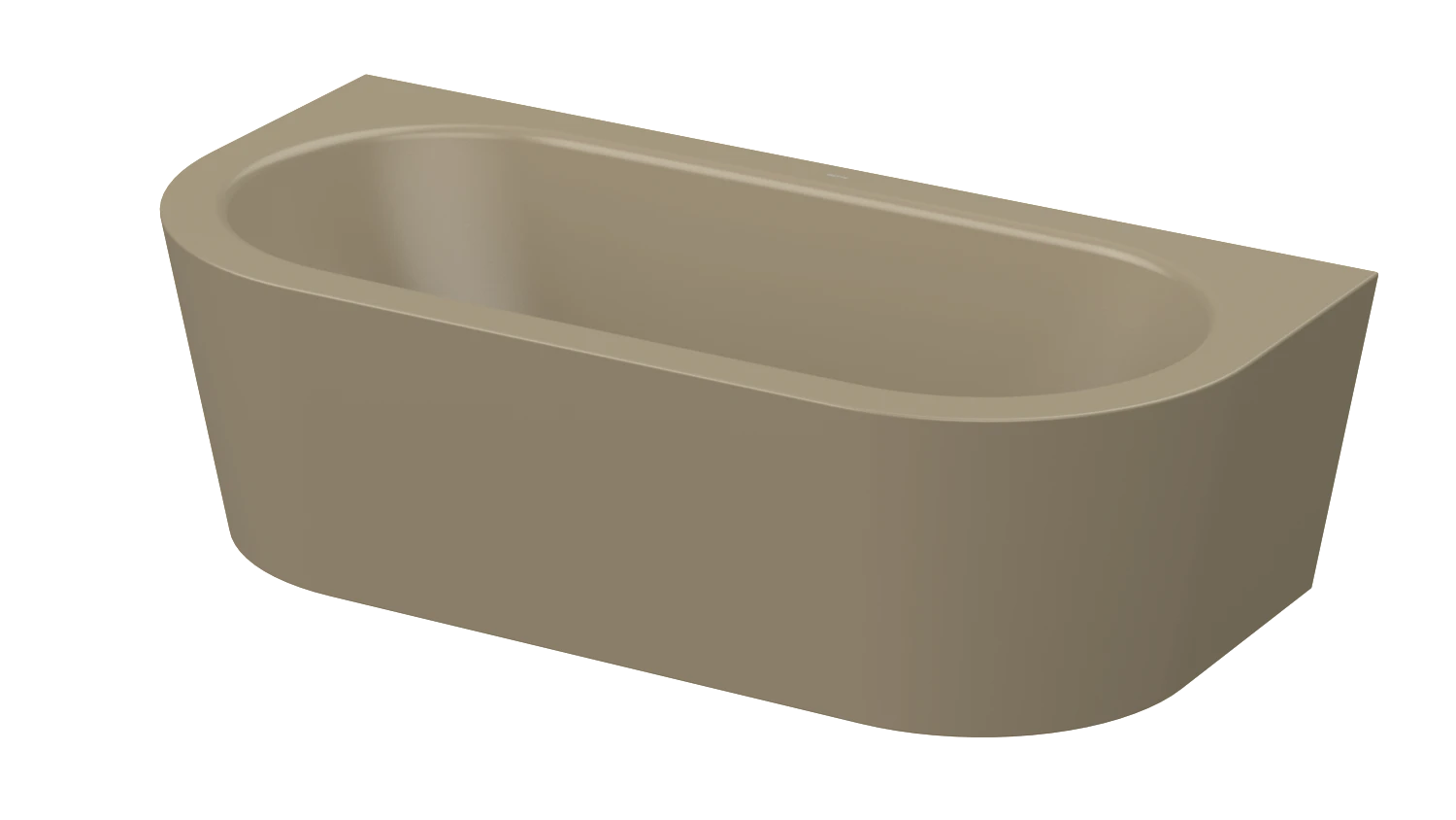 Bette rechteck Badewanne „BetteStarlet I Silhouette“ 195 × 95 cm in Hazel
