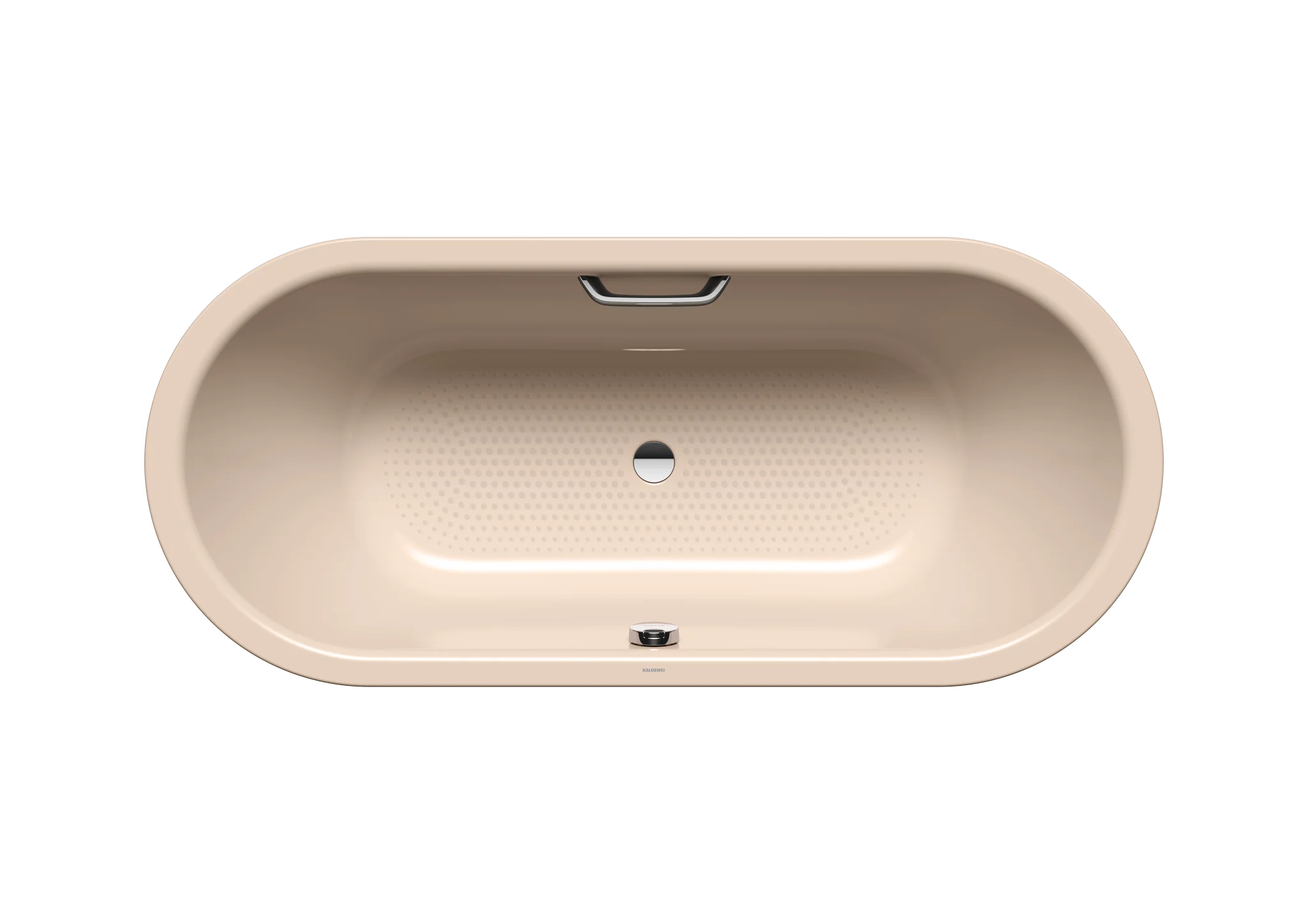 Kaldewei CLASSIC DUO OVAL Badewanne, oval, 1700x750 mm, bahamabeige, mit Griffloch, Vollantislip-Emaillierung