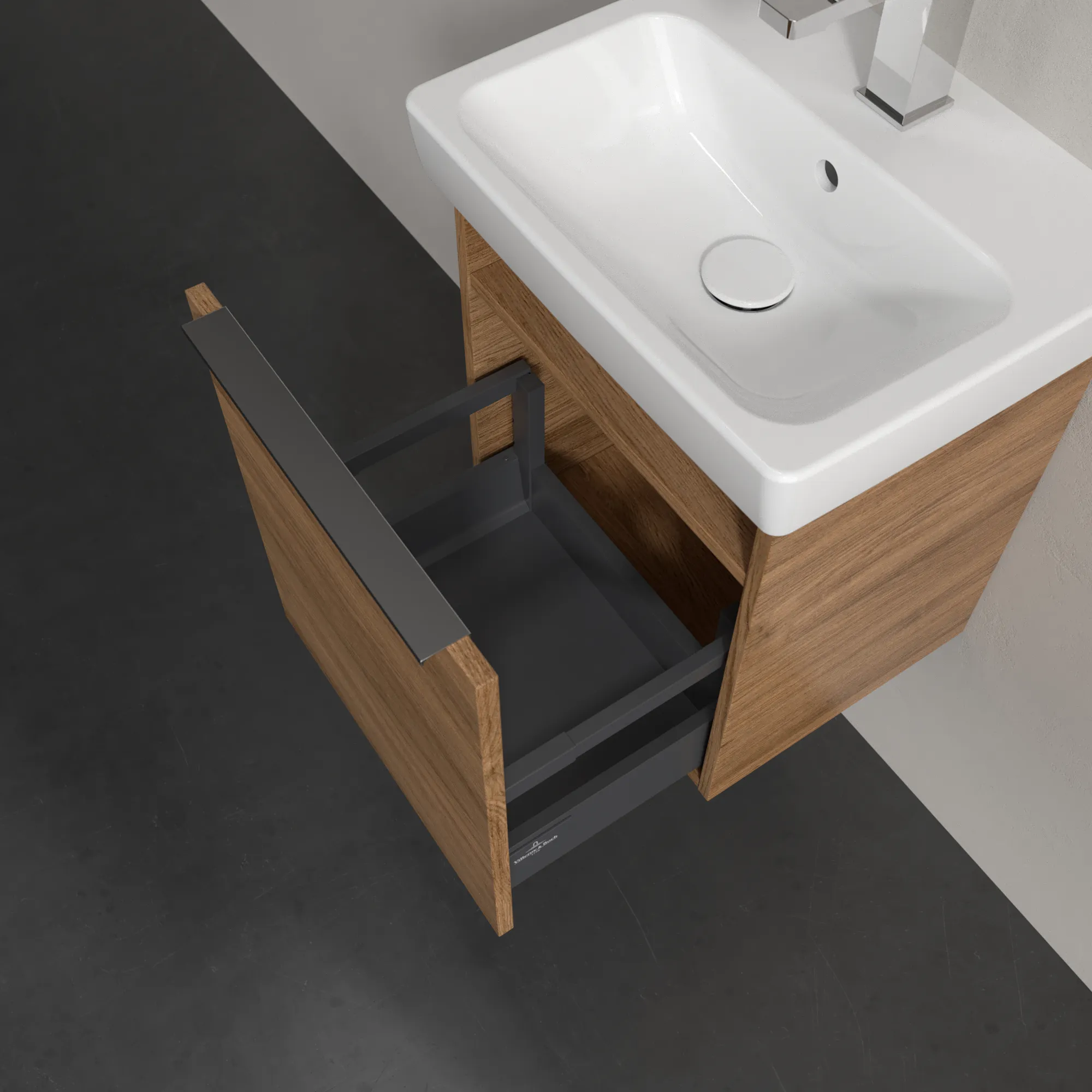 Villeroy & Boch Architectura Waschbeckenunterschrank B88100, 400x470x363mm, Kansas Oak Villeroy & Boch Architectura Waschbeckenunterschrank B88100, 400x470x363mm, Kansas Oak
