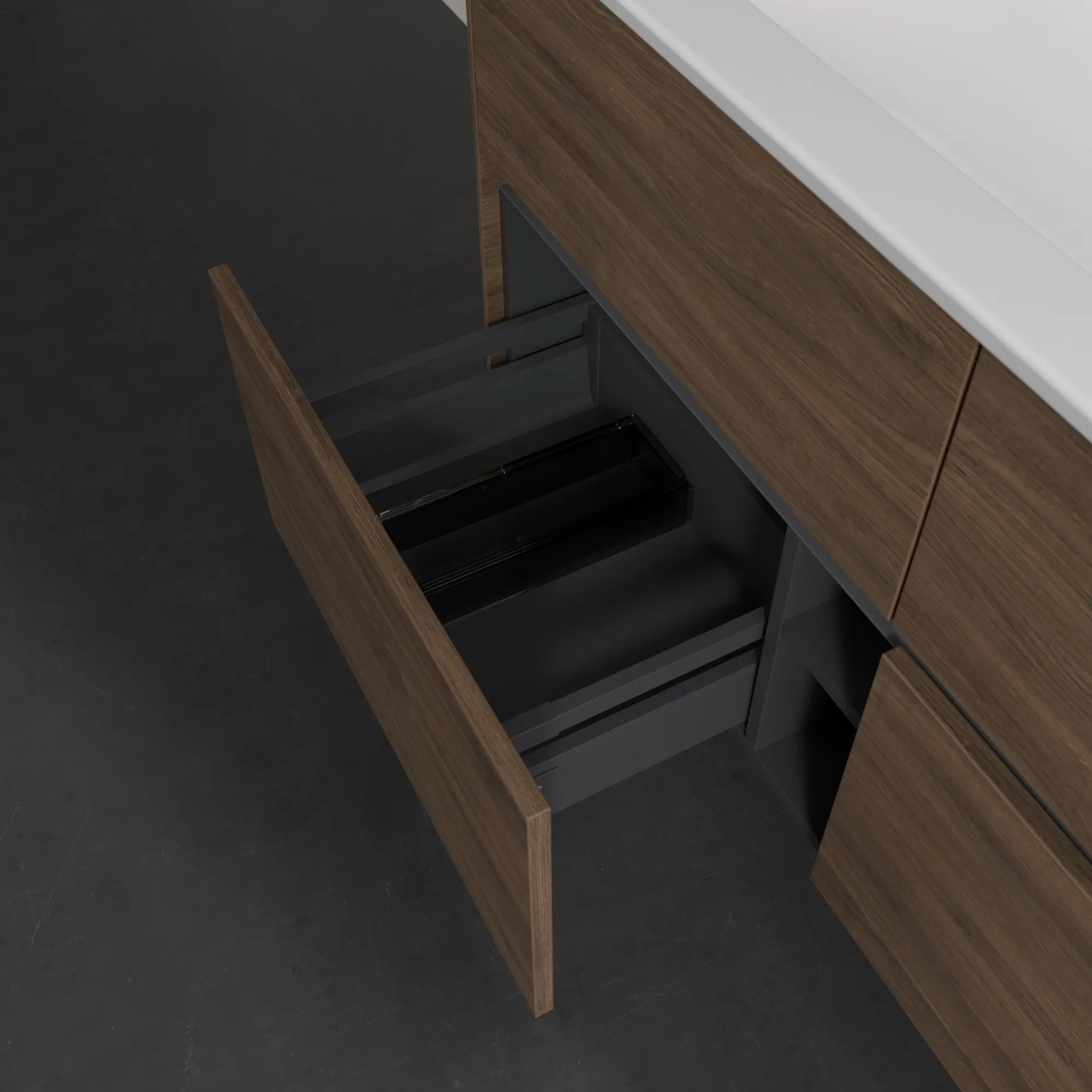 Villeroy & Boch Waschtischunterschrank „Collaro“ 1161 × 610 × 480 mm Arizona Oak, ohne Beleuchtung, für Becken mittig Villeroy & Boch Waschtischunterschrank „Collaro“ 1161 × 610 × 480 mm Arizona Oak, ohne Beleuchtung, für Becken mittig