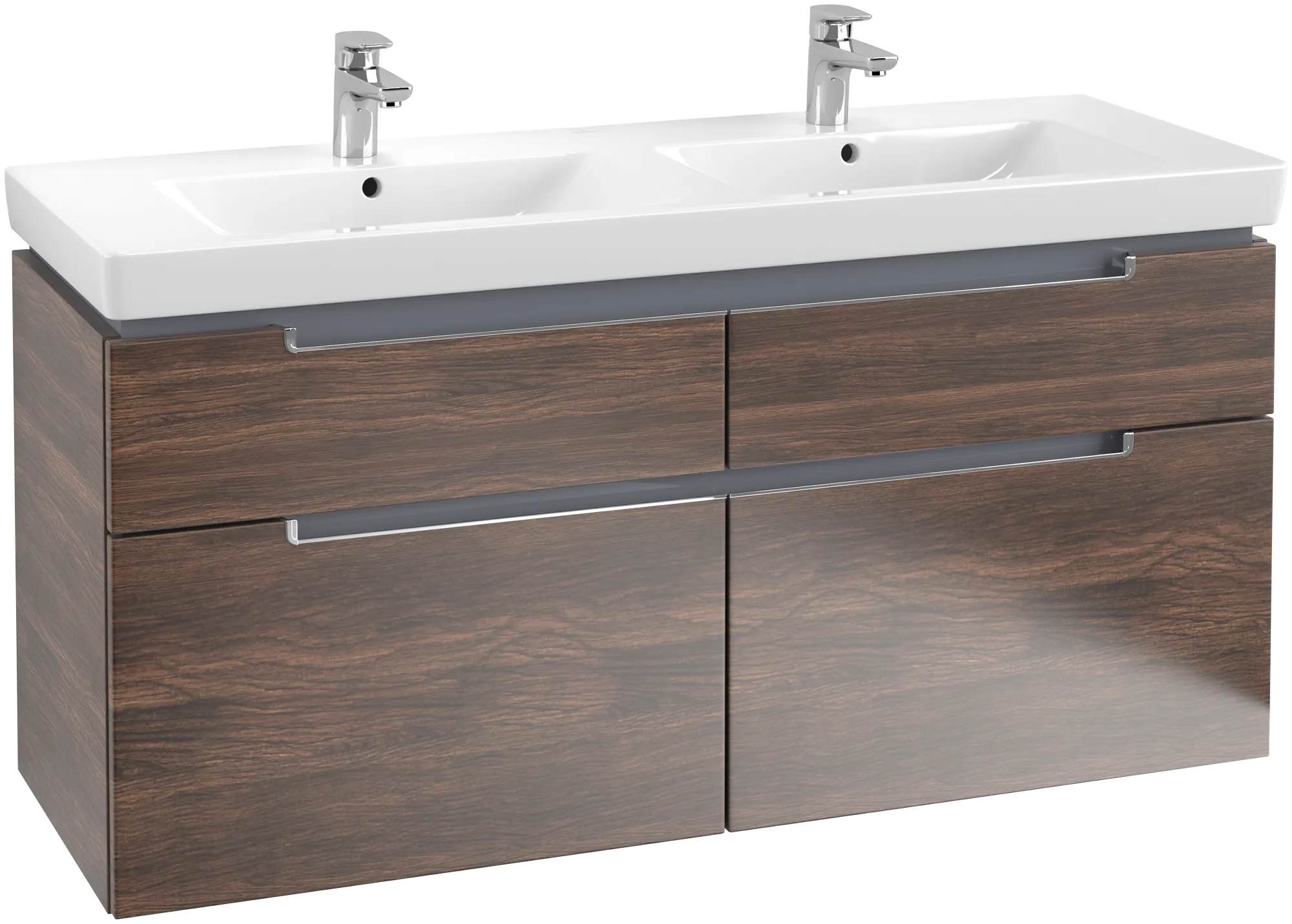 Villeroy & Boch Waschbeckenunterschrank Subway 2.0, Arizona Oak, 1287 x 590 x 449 mm, 4 Auszüge, SoftClosing, Wandmontage Villeroy & Boch Waschbeckenunterschrank Subway 2.0, Arizona Oak, 1287 x 590 x 449 mm, 4 Auszüge, SoftClosing, Wandmontage
