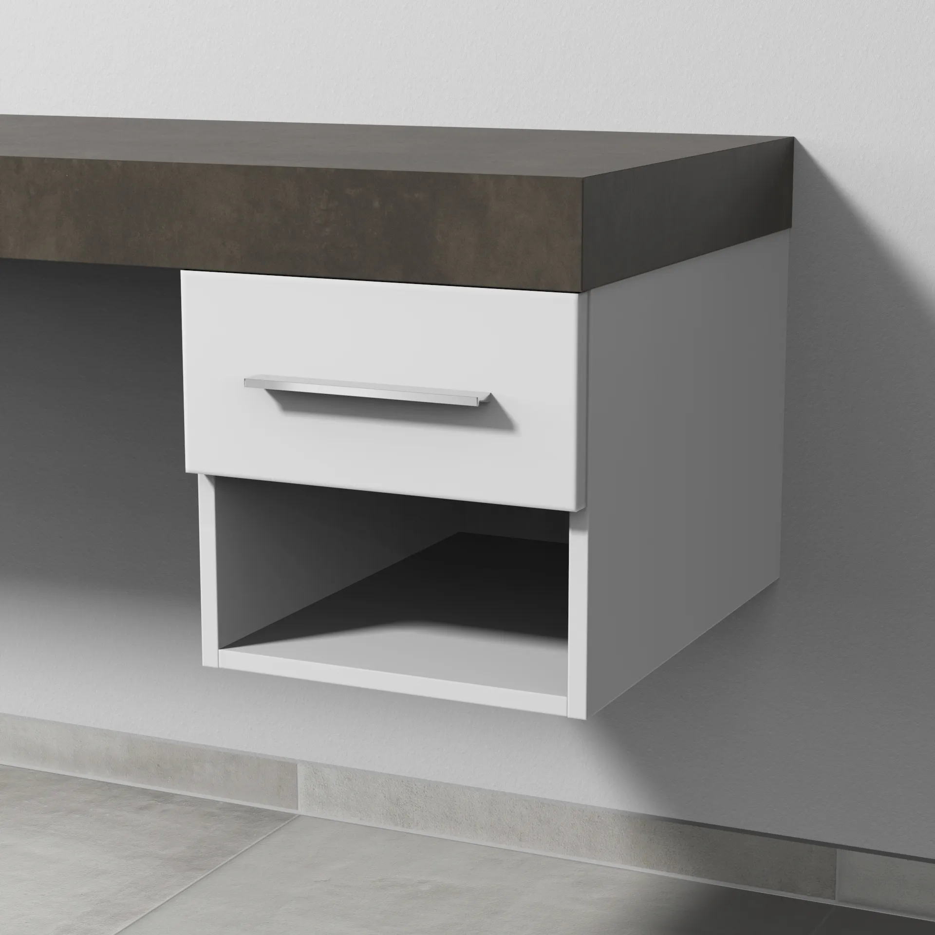 Sanipa Anbauschrank „2morrow“ 350 × 340 × 520 mm in Weiß-Soft