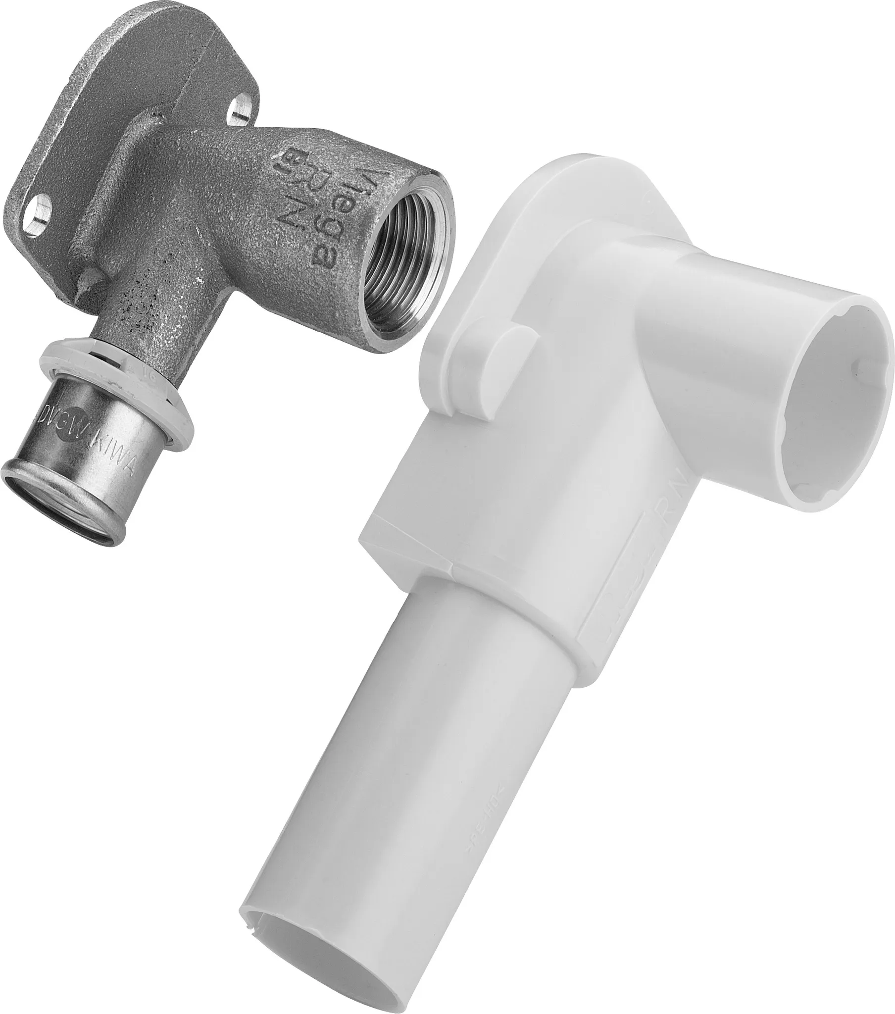 Viega „Sanfix P“ Fitting mit 2 Anschlüssen Viega „Sanfix P“ Fitting mit 2 Anschlüssen