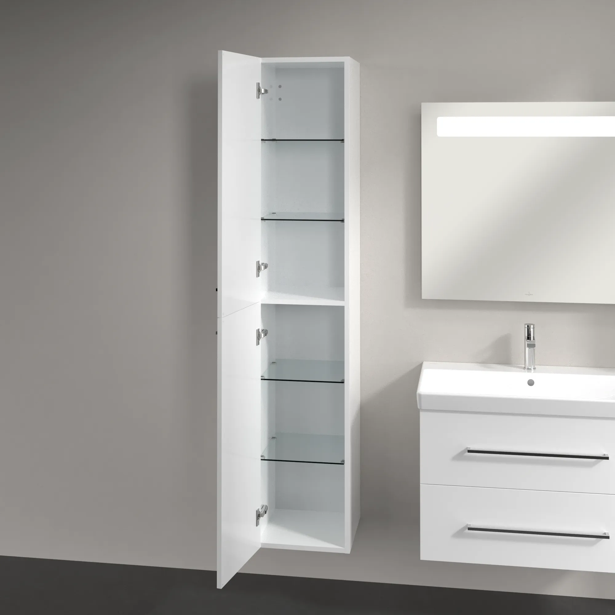 Villeroy & Boch Avento Hochschrank A89400, 350x1760x404mm, links