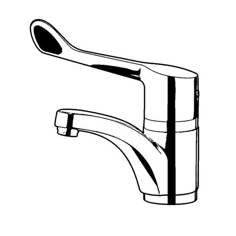 Kludi MEDI CARE Waschtisch-EHM Care Armhebel chrom, DN 15 Kludi MEDI CARE Waschtisch-EHM Care Armhebel chrom, DN 15