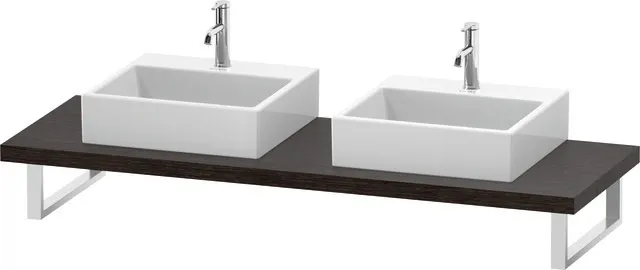 Duravit Konsole „L-Cube“ in Eiche Dunkel gebürstet Duravit Konsole „L-Cube“ in Eiche Dunkel gebürstet