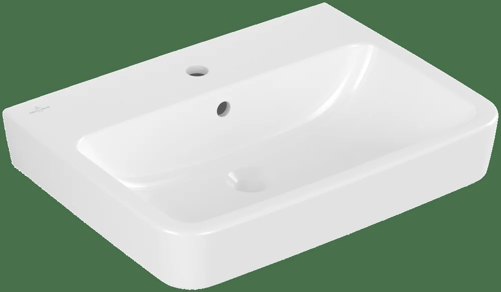 Villeroy & Boch O.novo Waschbecken 600x460mm Eckig Weiß Alpin Villeroy & Boch O.novo Waschbecken 600x460mm Eckig Weiß Alpin
