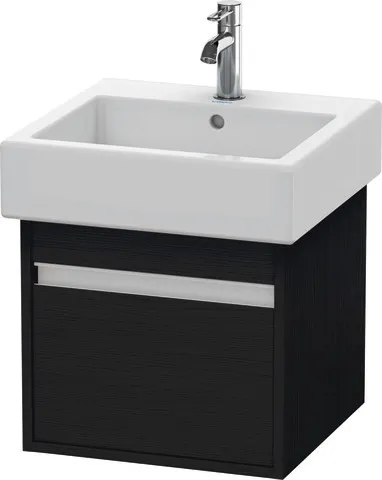 Duravit Waschtischunterschrank wandhängend „Ketho“ 45 × 41 × 44 cm Eiche Schwarz