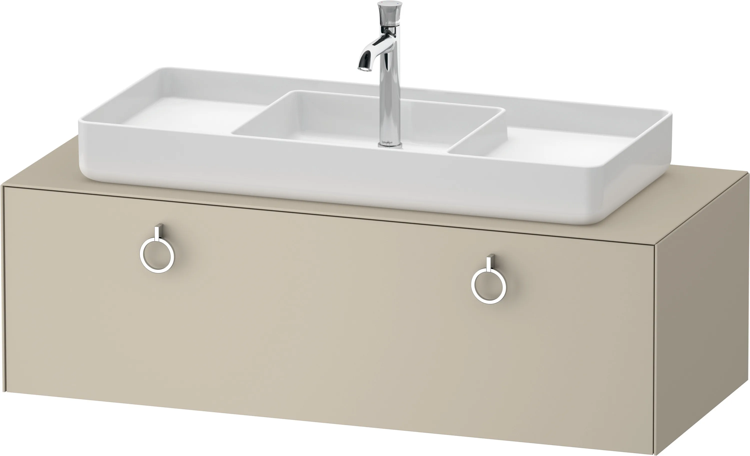 Duravit Waschtischunterschrank wandhängend „White Tulip“ 130 × 40,8 × 55 cm Duravit Waschtischunterschrank wandhängend „White Tulip“ 130 × 40,8 × 55 cm