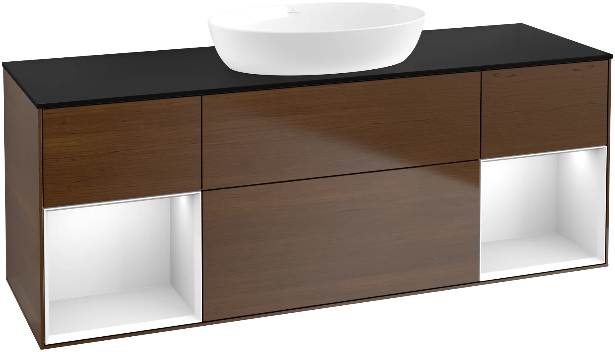 Villeroy & Boch Waschbeckenunterschrank Finion FD0, 1600x603x501mm, mit Beleuchtung