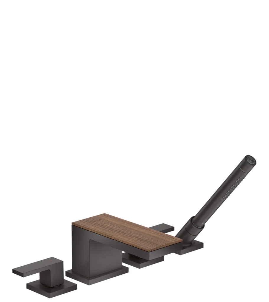 Hansgrohe AXOR MyEdition Platte 200 mm, Amerikanischer Nussbaum, abnehmbar Hansgrohe AXOR MyEdition Platte 200 mm, Amerikanischer Nussbaum, abnehmbar