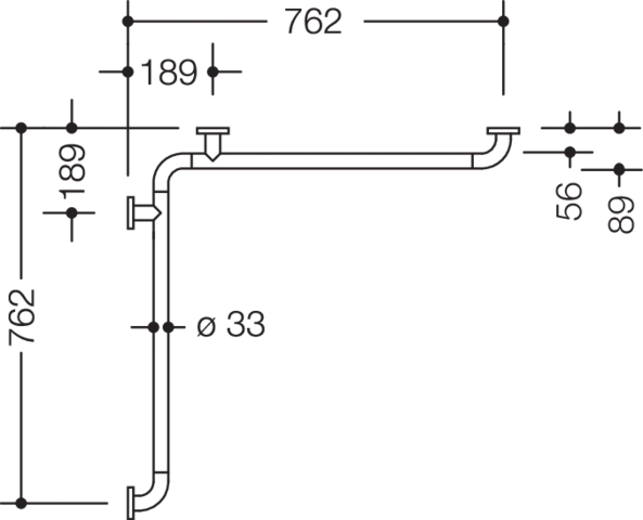 HEWI Haltegriff „Serie 801“ in / /