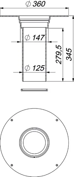 Aufstockelement 630 PVC Aufstockelement 630 PVC