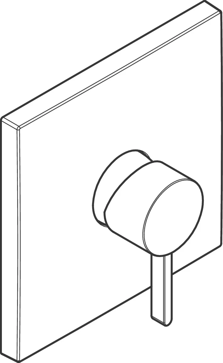 Hansgrohe Finoris Einhebel-Brausemischer Unterputz, mattweiß, für iBox universal Hansgrohe Finoris Einhebel-Brausemischer Unterputz, mattweiß, für iBox universal