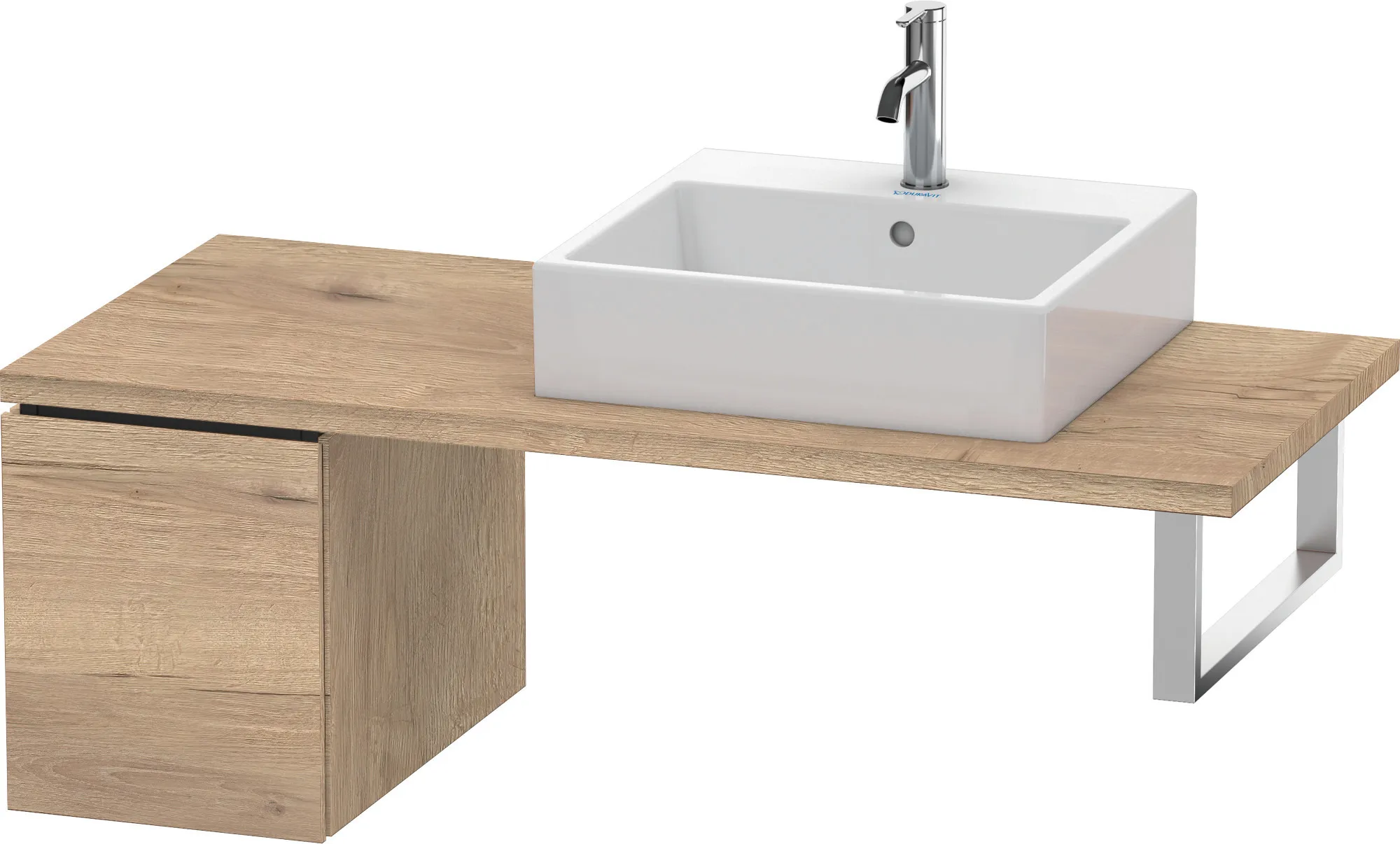 Duravit Unterschrank für Konsole „L-Cube“ 32 × 40 × 54,7 cm Eiche Marmoriert Duravit Unterschrank für Konsole „L-Cube“ 32 × 40 × 54,7 cm Eiche Marmoriert