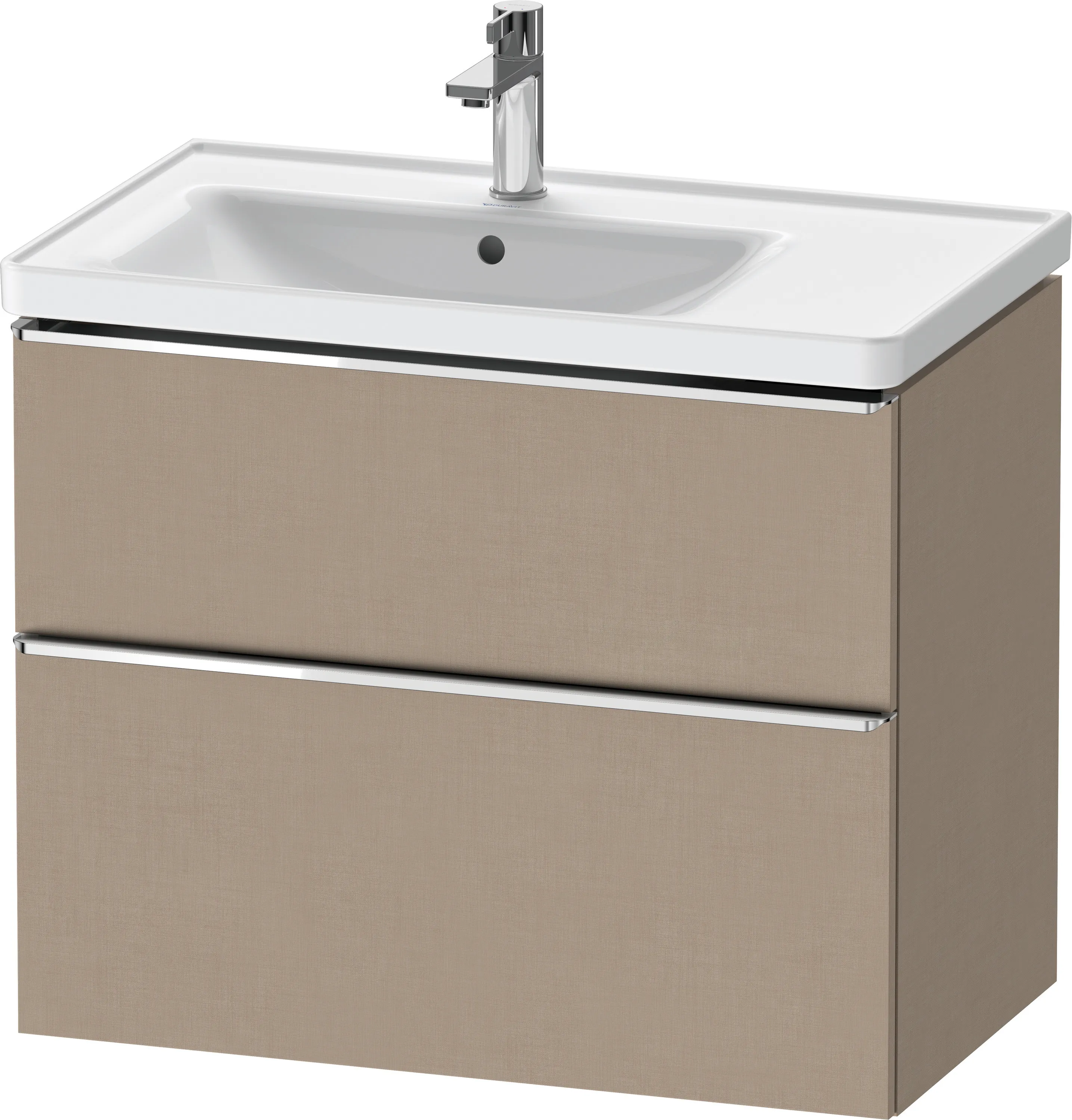 Duravit Waschtischunterschrank wandhängend „D-Neo“ 78,4 × 62,5 × 45,2 cm Leinen
