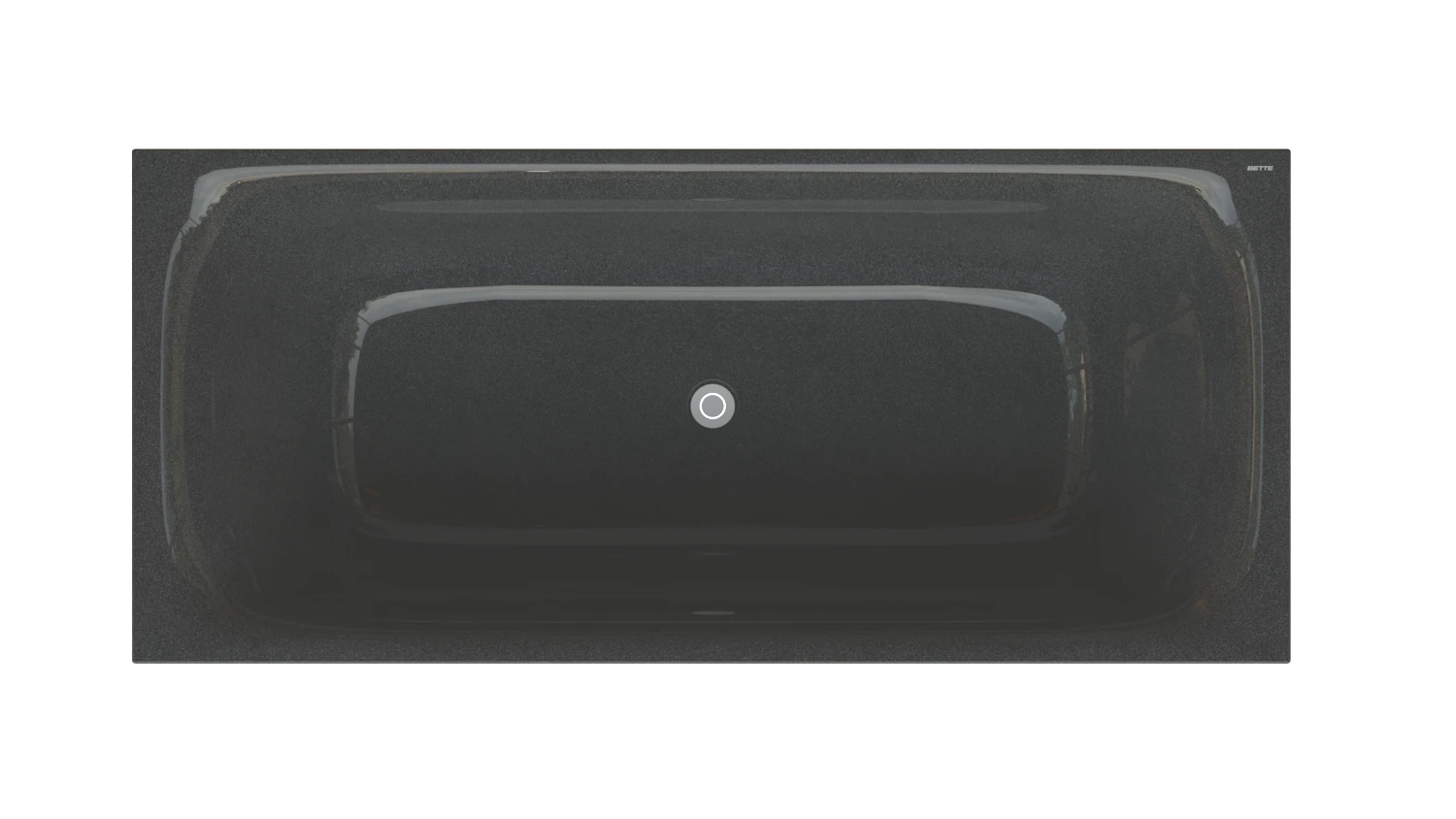 Bette BetteLux Shape Badewanne Rechteck, 1800 x 800 mm, Midnight, glasierter Titan-Stahl, Freistehend, 2-Sitzer Bette BetteLux Shape Badewanne Rechteck, 1800 x 800 mm, Midnight, glasierter Titan-Stahl, Freistehend, 2-Sitzer