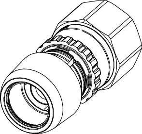 TECElogo-Ax Übergangsmuffe Dimension 20 × Rp 1/2″, Siliziumbronze TECElogo-Ax Übergangsmuffe Dimension 20 × Rp 1/2″, Siliziumbronze