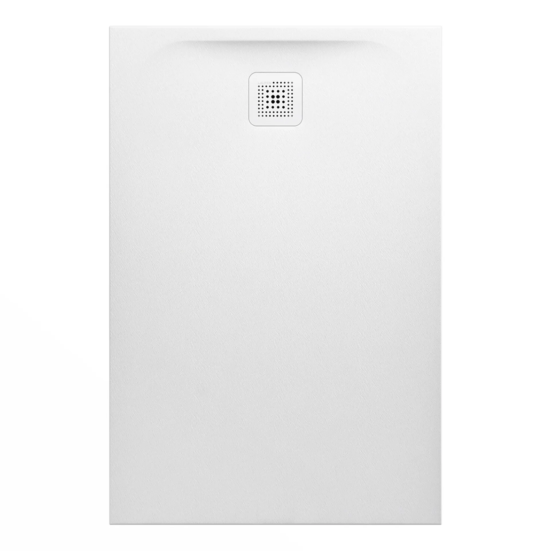 Laufen rechteck Duschwanne „Pro“ Ablauf kurze Seite 1200 × 800 mm ohne Oberflächenbeschichtung, ohne Oberflächenveredelung, in Weiß